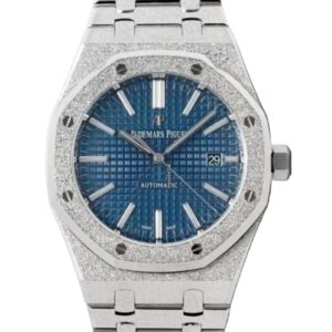 오데마피게 로얄오크 Frosted Selfwinding 41mm 15410 Full Frosted Steel Blue Dial[APS]