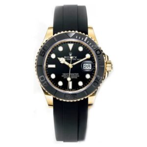 롤렉스 요트마스터 42mm Counterweight 226658 Yellow Gold Rubber Strap Black Dial[ARF]
