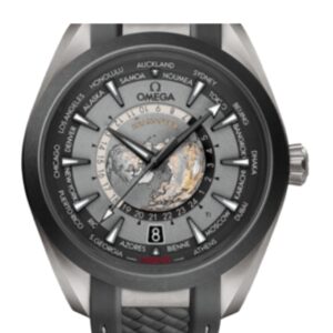 오메가 씨마스터 Aqua Terra 43mm 220.92.43.22.99.001 Titanium Rubber Strap Grey Dial[VS]