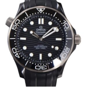 오메가 씨마스터 Diver 300 M 43.5mm 210.92.44.20.01.001 Ceramic Rubber Strap Black Dial[VS]