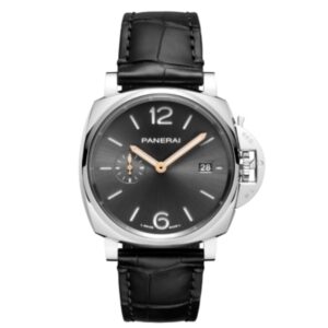 파네라이 루미노르 Due 42mm PAM01250 Steel Leather Strap Black Dial[VS]