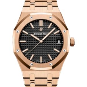 오데마피게 로얄오크 Selfwinding 41mm 15500OR.OO.1220OR.01 Full Rose Gold Black Dial[APS]