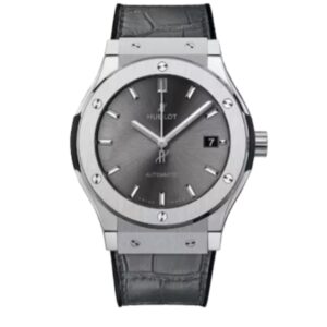 위블로 클래식퓨전 Racing Grey 38mm 565.NX.7071.LR Titanium Leather Strap Grey Dial[HB]
