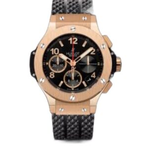 위블로 빅뱅 44mm 301.PX.130.RX Rose Gold Rubber Strap Black Dial[HB]