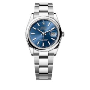 롤렉스 데이저스트 36mm 126200-0006 Smooth Bezel Full 904L Blue Dial[VS]