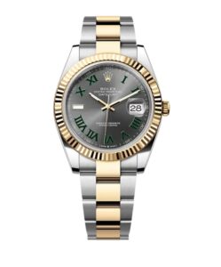 롤렉스 데이저스트 41mm Counterweight 126333-0019 Half Yellow Gold Roman Numerals Grey Dial[ARF]