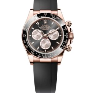 롤렉스 데이토나 40mm 126515LN-0002 Rose Gold Rubber Strap Black Dial[CLEAN]