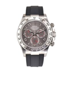롤렉스 데이토나 40mm 116519LN White Gold Rubber Strap Arab Number Racing grey Dial[CLEAN]