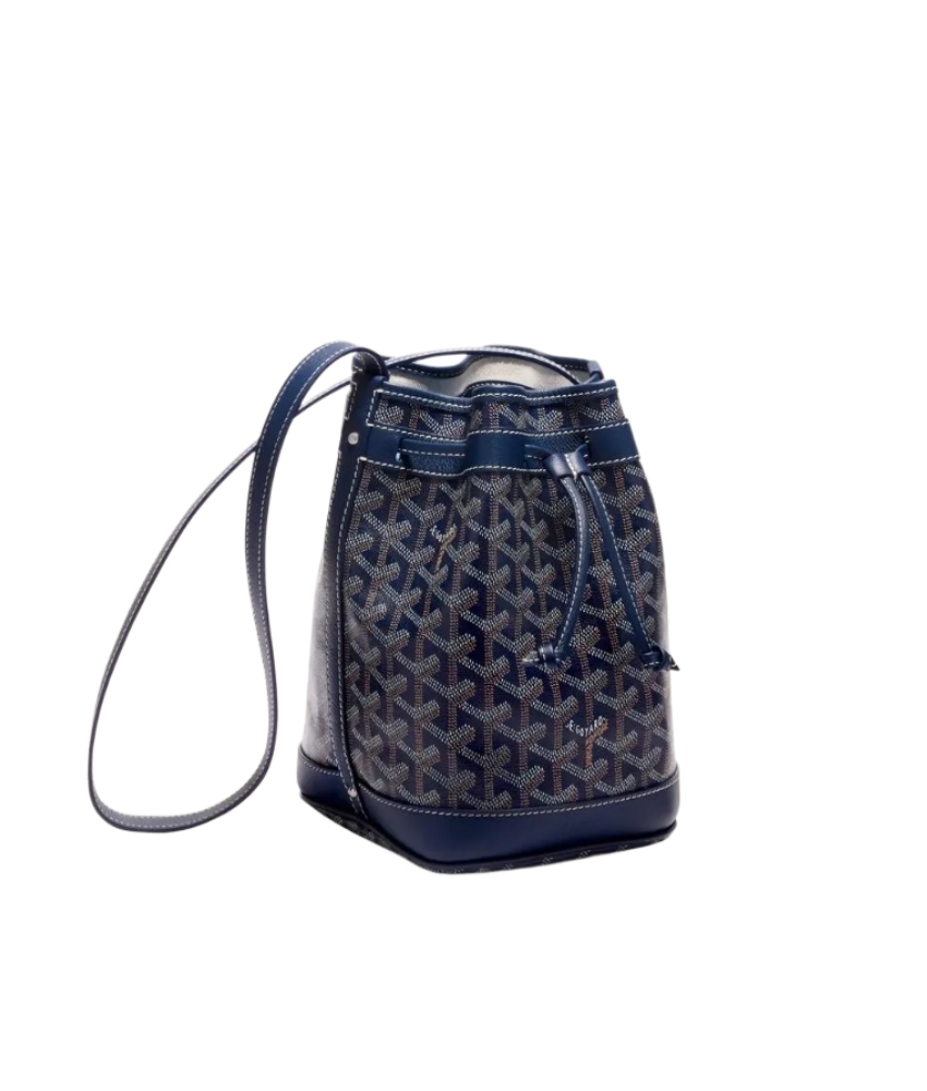 [프리미엄/해외배송]고야드 쁘띠 플로 버킷 백(네이비)