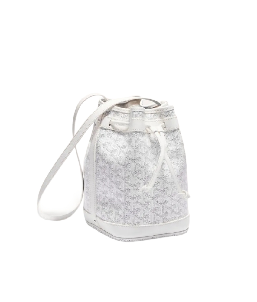 [프리미엄/해외배송]고야드 쁘띠 플로 버킷 백(화이트)