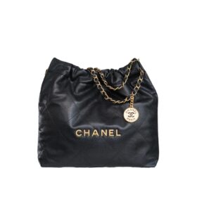 [프리미엄/해외배송]샤넬 22백 스몰 핸드백(블랙/금장/캐비어)