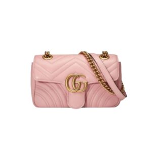 [프리미엄/해외배송]구찌 GG 마몽 미니 숄더백(핑크)