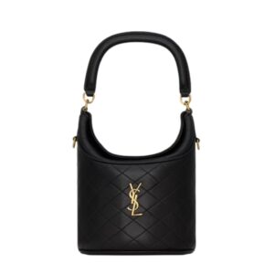 [프리미엄/해외배송]생로랑 가비 버킷 백(블랙/금장)