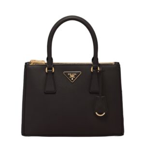 [프리미엄/해외배송]프라다 갤러리아 사피아노 미디엄 백(블랙)