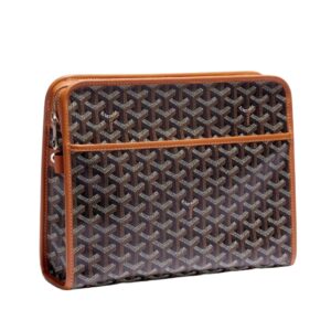 [프리미엄/해외배송]고야드 쥬방스 클러치 백 GM(블랙탄)