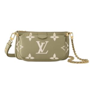 [프리미엄/해외배송]루이비통 멀티 포쉐트 악세수아 앙프렝뜨(카키/크림)