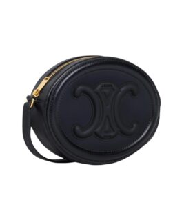 [프리미엄/해외배송]셀린느 퀴르 트리옹프 크로스바디 오벌 펄스 라지(블랙)