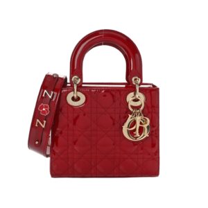 [탑티어/해외배송]디올 레이디 디올 ABC 스몰 백(레드/까나쥬/페이턴트)