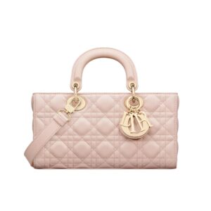 [탑티어/해외배송]디올 레이디 디조이 미디엄 백(파우더 핑크/까나쥬/램스킨)