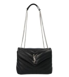 [프리미엄/해외배송]생로랑 루루 스몰(블랙/은장)