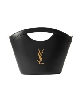 [프리미엄/해외배송]생로랑 셀리아 미니 토트백(블랙/금장)