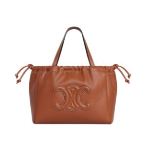 [프리미엄/해외배송]셀린느 퀴르 트리옹프 드로우스트링 카바스 스몰(탠)