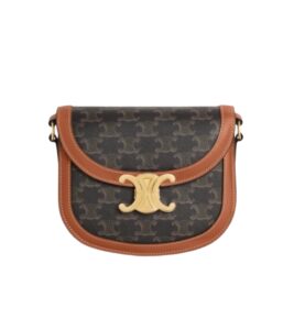 [프리미엄/해외배송]셀린느 클레아 베사체(탠/트리옹프 캔버스)