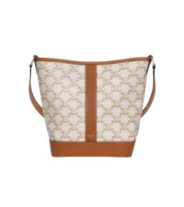 [프리미엄/해외배송]셀린느 버킷 백 스몰(화이트/트리옹프 캔버스)