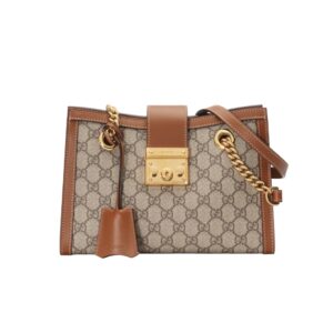 [프리미엄/해외배송]구찌 패들락 스몰 숄더백(GG수프림/브라운)