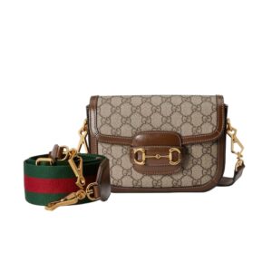 [프리미엄/해외배송]구찌 홀스빗 1955 미니 숄더백(GG수프림/브라운)