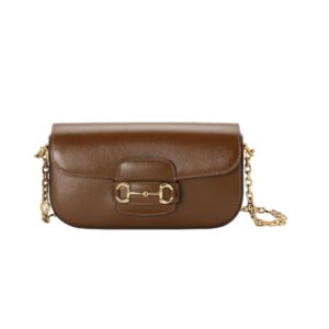 [프리미엄/해외배송]구찌 홀스빗 1955 체인 스몰 숄더백(브라운)