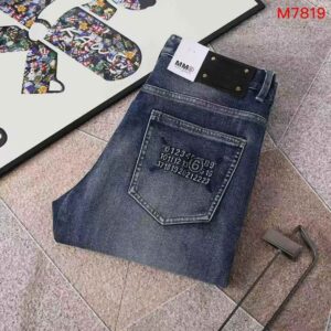 [국내배송]메종마르지엘라 신상 포켓 엠보포인트 스판데님진