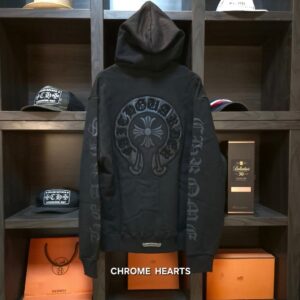 [국내배송]크롬하츠 가죽 후드집업