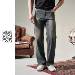 [국내배송]로에베 일자 청바지