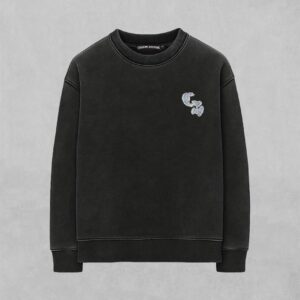 [국내배송]크롬하츠 빈티지 데님 패치 홀스슈 가먼트다잉 맨투맨 풀오버