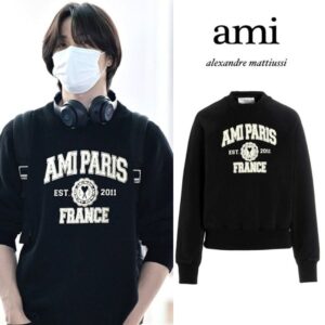 [국내배송]아미 France 커플 맨투맨