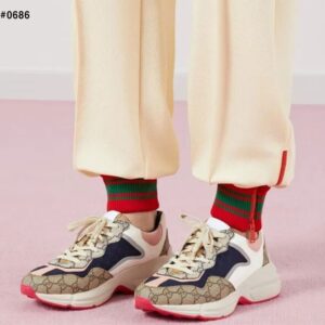 [국내배송]구찌 라이톤 믹스드 미디어 스니커즈