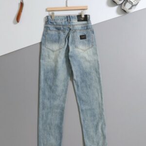 [국내배송]돌체앤 가바나 수입 로고 아플리케 스트레이트 팬츠