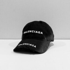 [국내배송]발렌시아가 디스트레스 빈티지 더블로고 볼캡