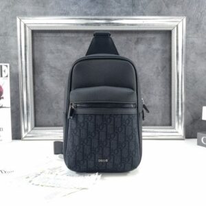 [국내배송]디올 블랙 자카드 & 블랙 그레인 송아지 가죽