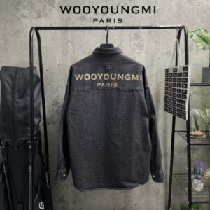 [국내배송]우영미 백로고 데님 오버셔츠