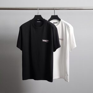 [국내배송]발렌시아가 웨이브 라운드 반팔티