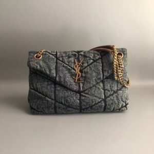 [국내배송]입생로랑 루루 푸퍼 데님백