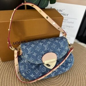 [국내배송]루이비통 데님 캔버스 선셋 숄더백