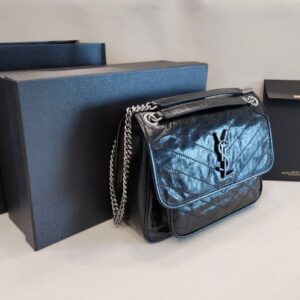 [국내배송]생로랑 빈티지 niki 미디엄 BLACK(최상위버젼)