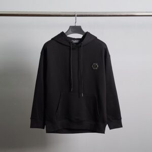 [국내배송]필립 플레인 로고와펜 코튼 후드티