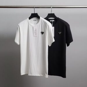 [국내배송]프라다 로고와펜 코튼 반팔티