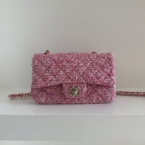 [국내배송]샤넬 트위드 핑크 크로스백