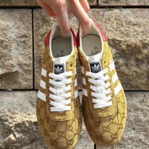 [국내배송]구찌 아디다스 가젤 옐로우화이트