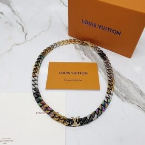 [국내배송]루이비통 버질 아블로 LV 모노그램 체인 목걸이